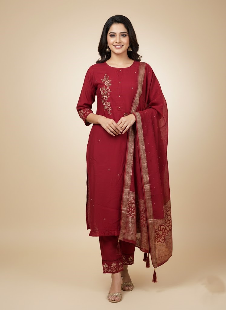 LADIES CHURIDHAR L/P LS